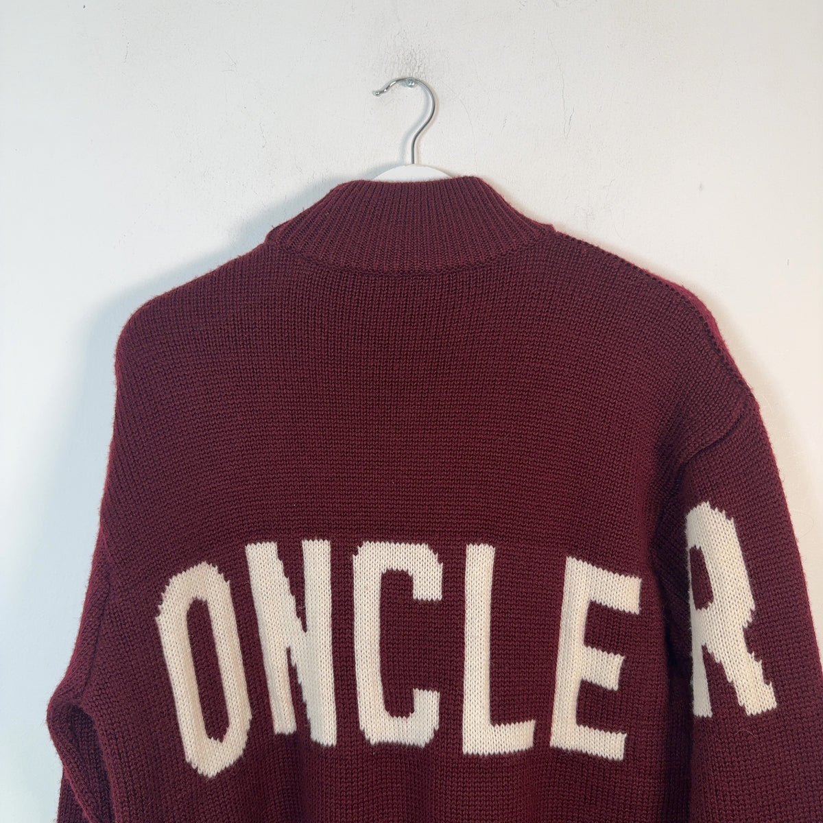 Moncler Maglione Spell Out Knit Sweater