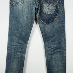 Kapital Repair Patchwork Jeans