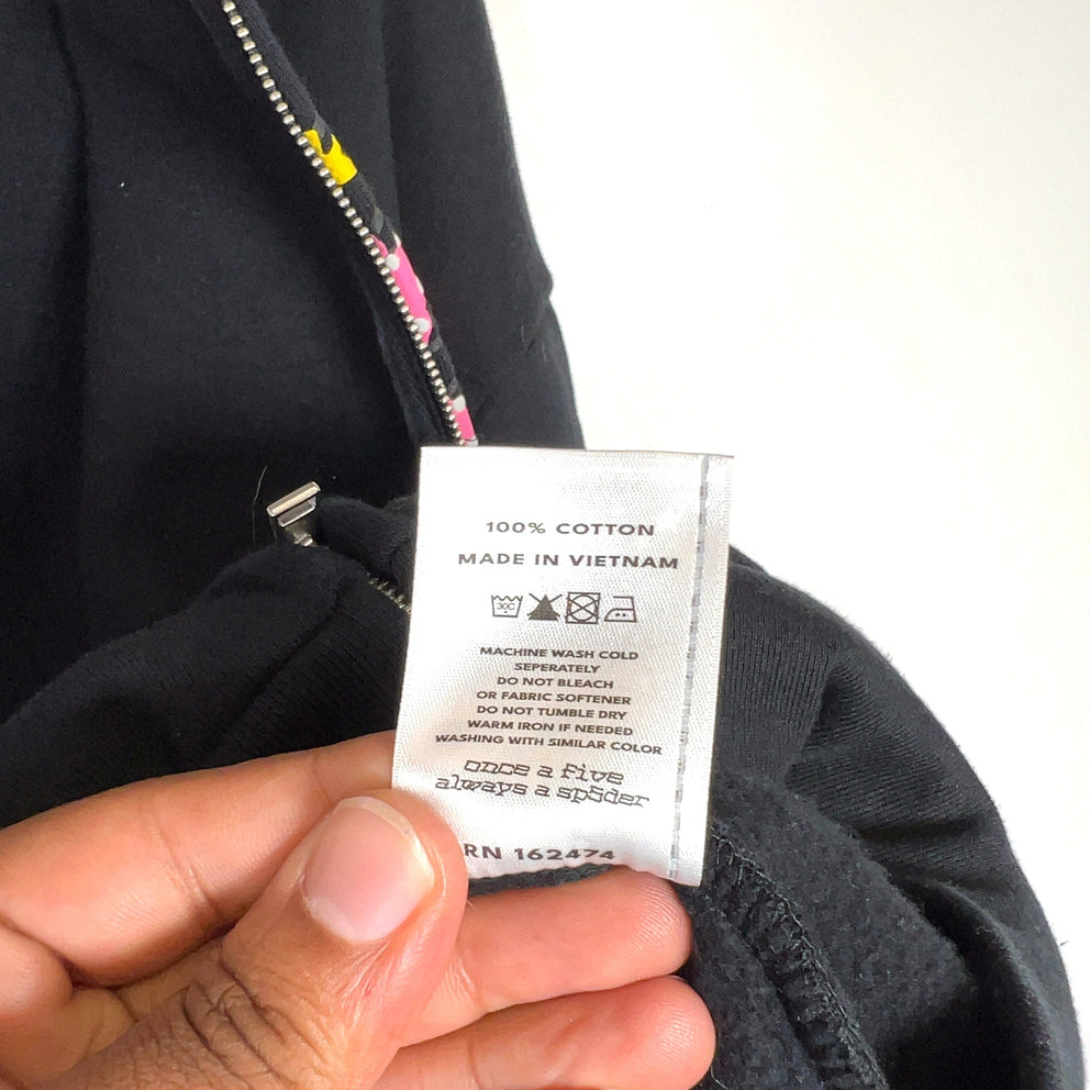 Sp5der Punk V2 Zip-Up Hoodie