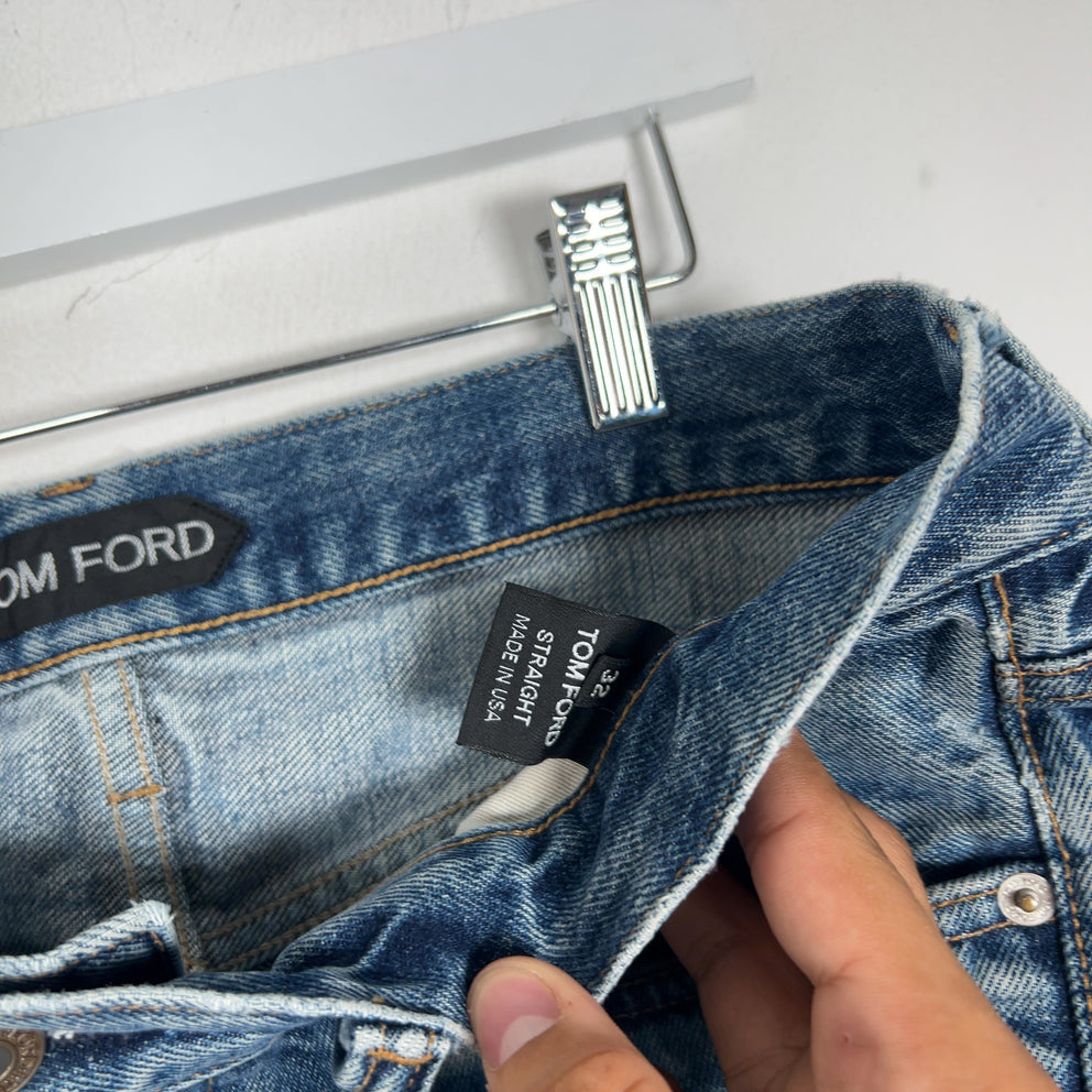 Tom Ford Straight Leg Denim Jeans
