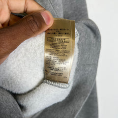 Burberry Grey Nova Check Fleece Zip-Up Hoodie