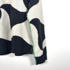 Bottega Veneta Wool Knit Contrast Stitching Sweater