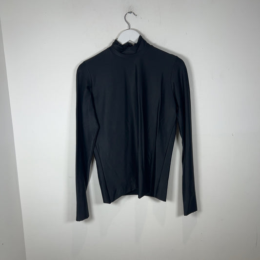 Jean Paul Gaultier Body Con Satin Turtleneck Longsleeve