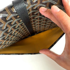 Goyard Black Belvedere II MM Messenger Bag
