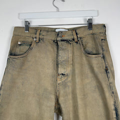 Ferragamo Acid-Wash Denim Jeans