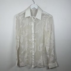 Versace Silk Floral Button-Up Shirt