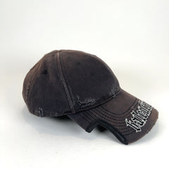 Balenciaga Old English Logo Cut Hat