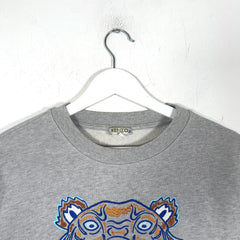 Kenzo Embroidered Tiger Head Logo Crewneck