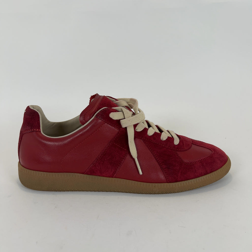 Maison Margiela Red Replica Low-Top Gats