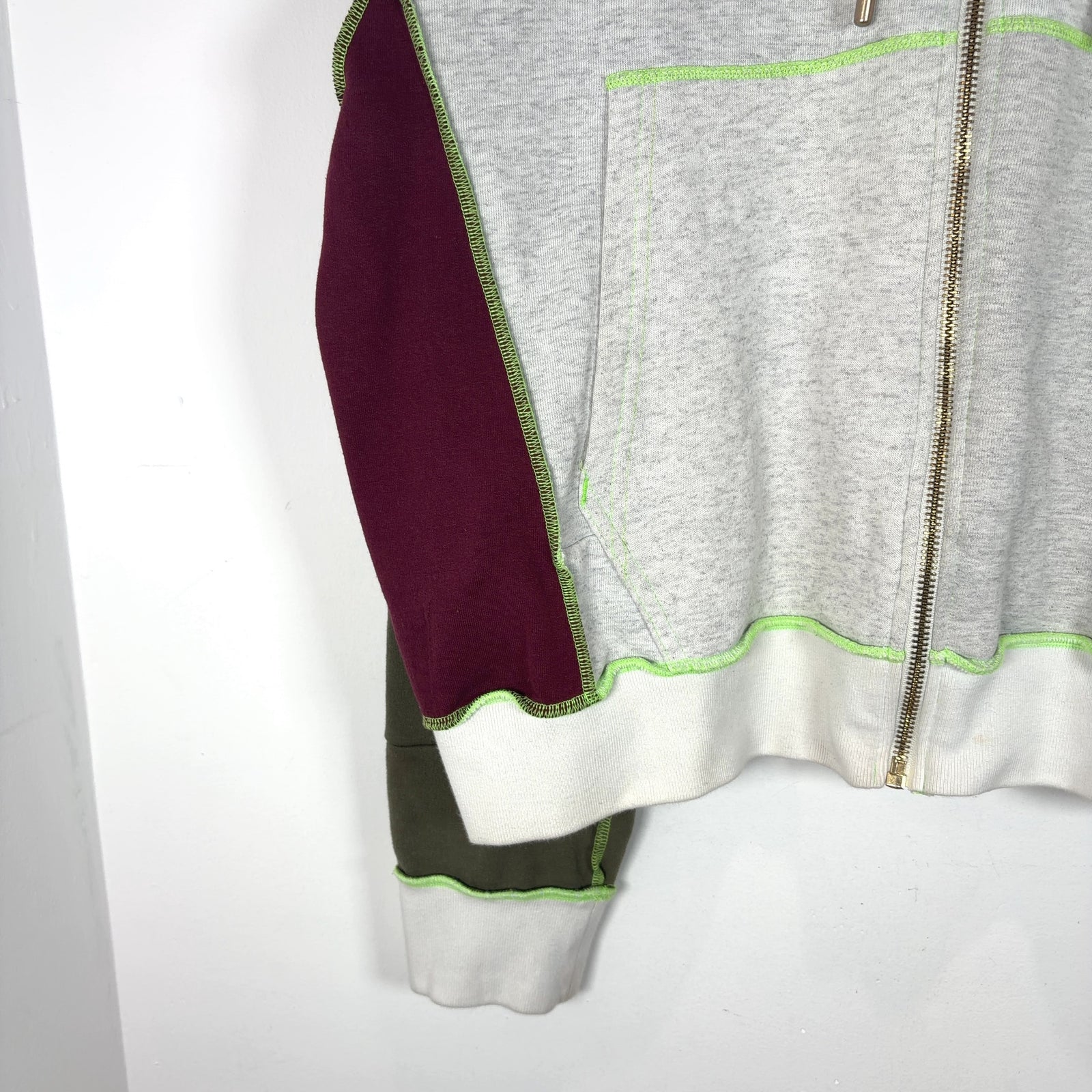 Better With Age Protest Patchwork Hoodie
