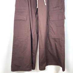 Rick Owens SS26 Hollywood 'Mahogany' Double Bela Cargo Pants
