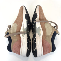 Chanel Brown Interlocking C Trainers