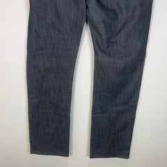 Burberry Dark Washed Wide Slim Leg Denim Jeans