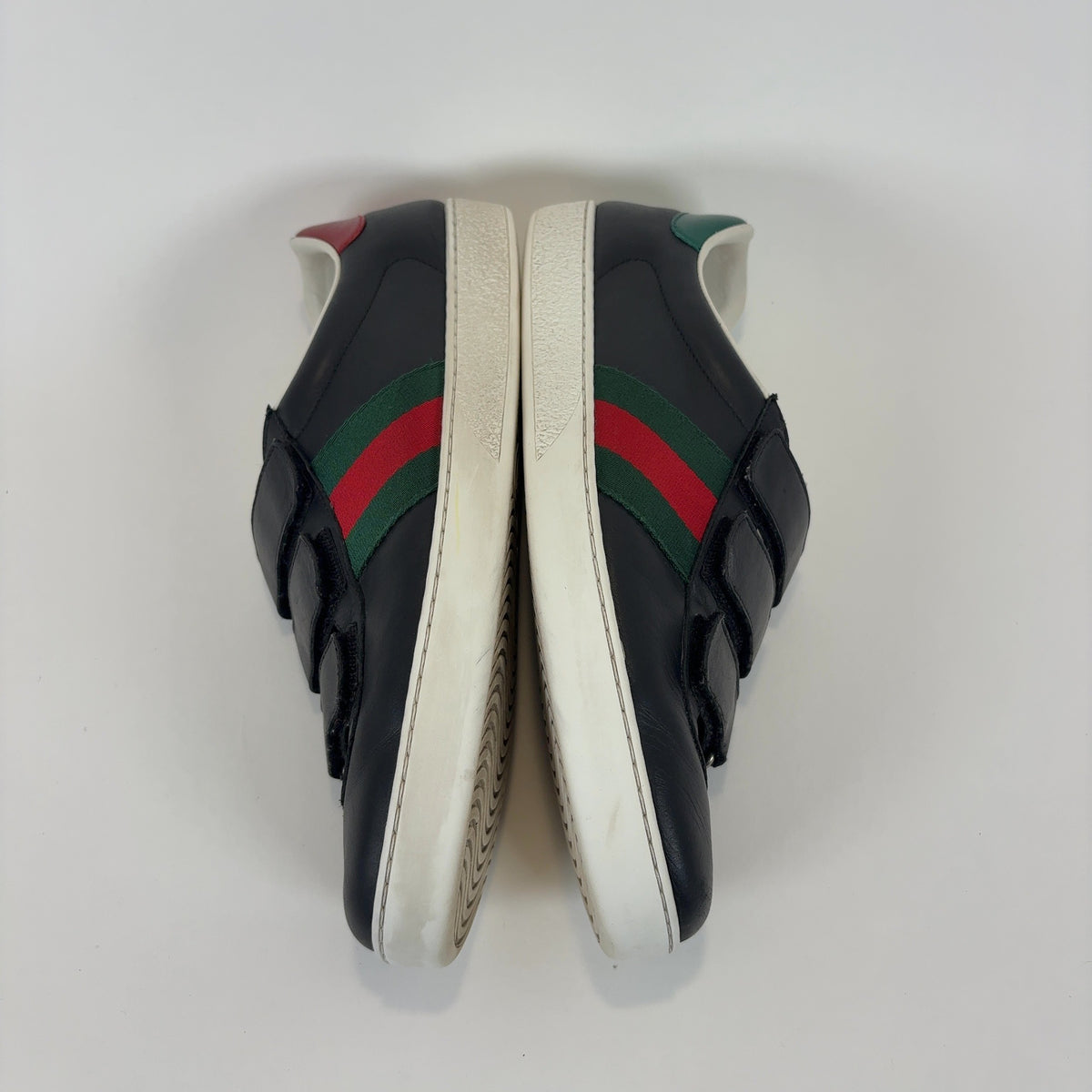 Gucci Velcro Ace Reflective Leather Lowtop Sneakers