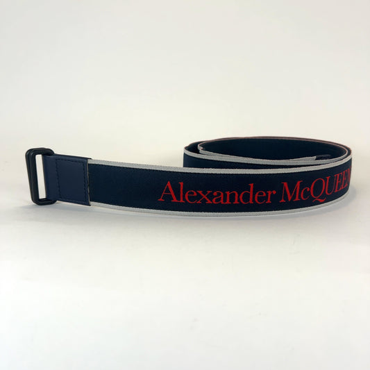 Alexander McQueen Logo Double Buckle Belt