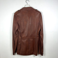 Miu Miu Leather Blazer Jacket