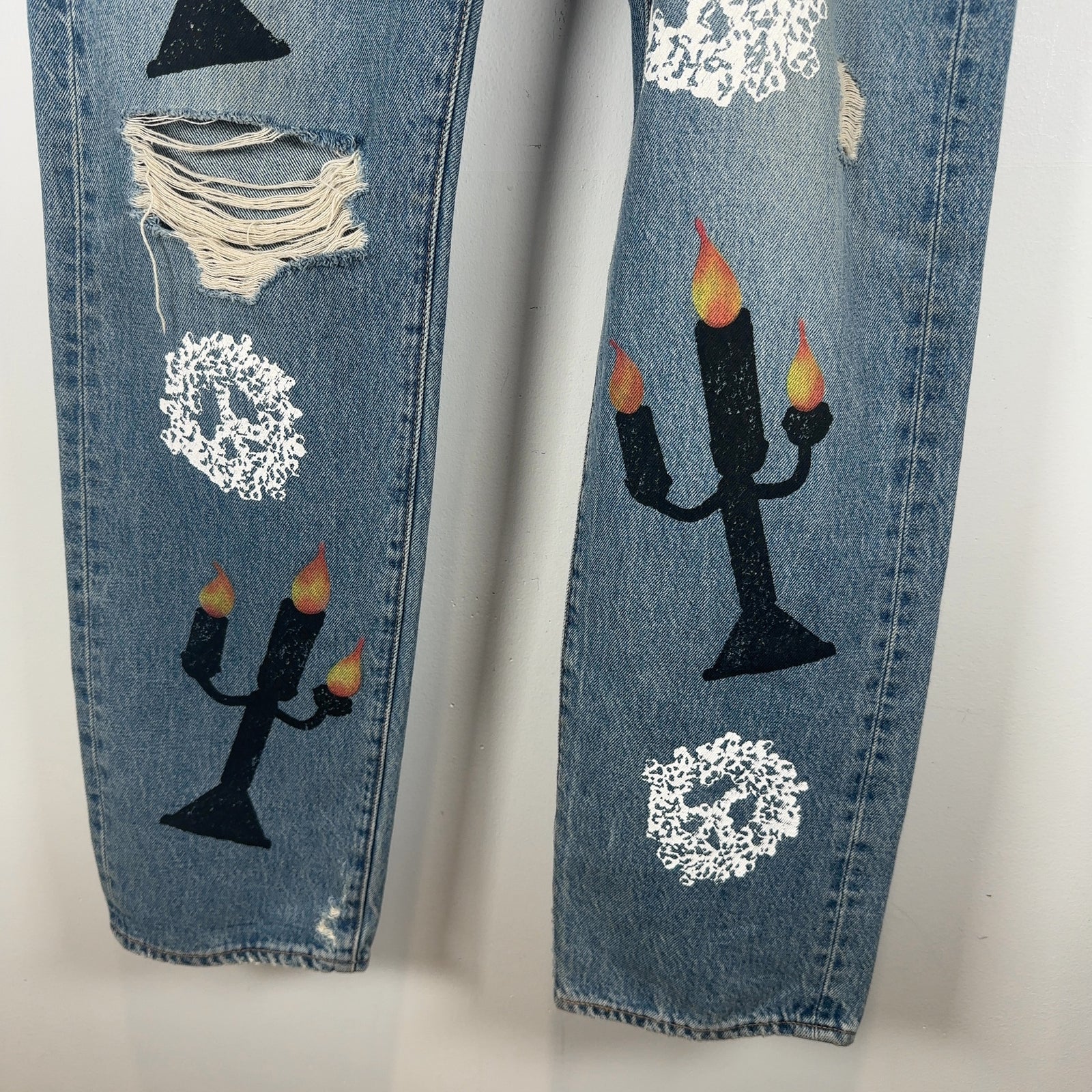 Denim Tears x Virgil Abloh 'Message in a Tear' Levis 501 Jeans