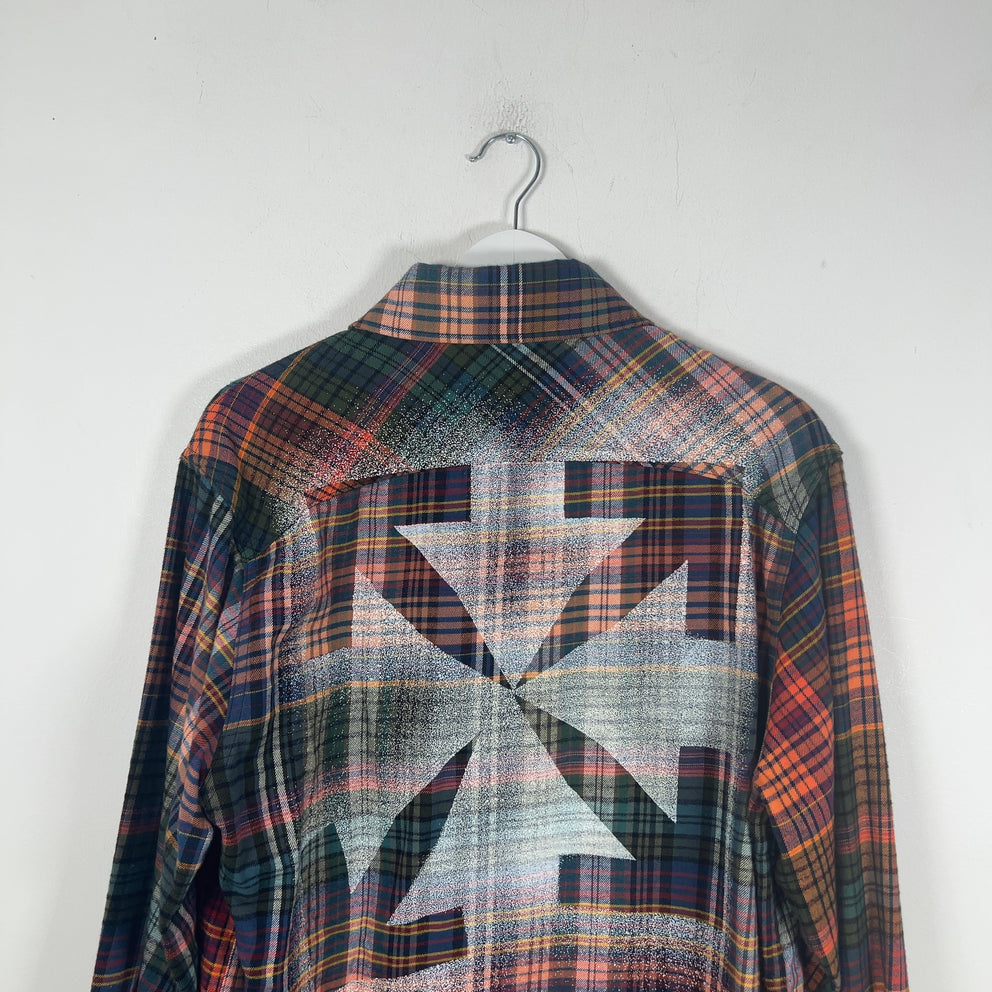 Off-White Spray Arrows Flannel Shirt