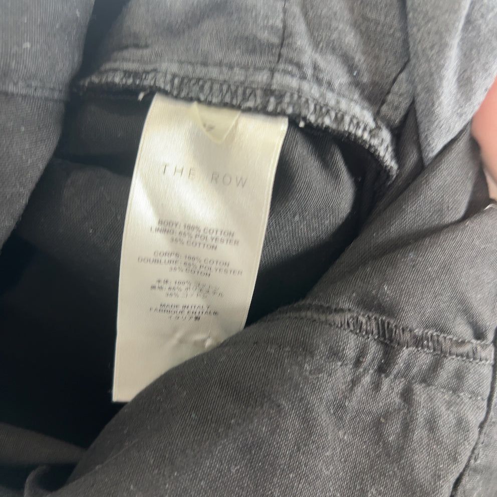The Row Straight Fit Cotton Pants