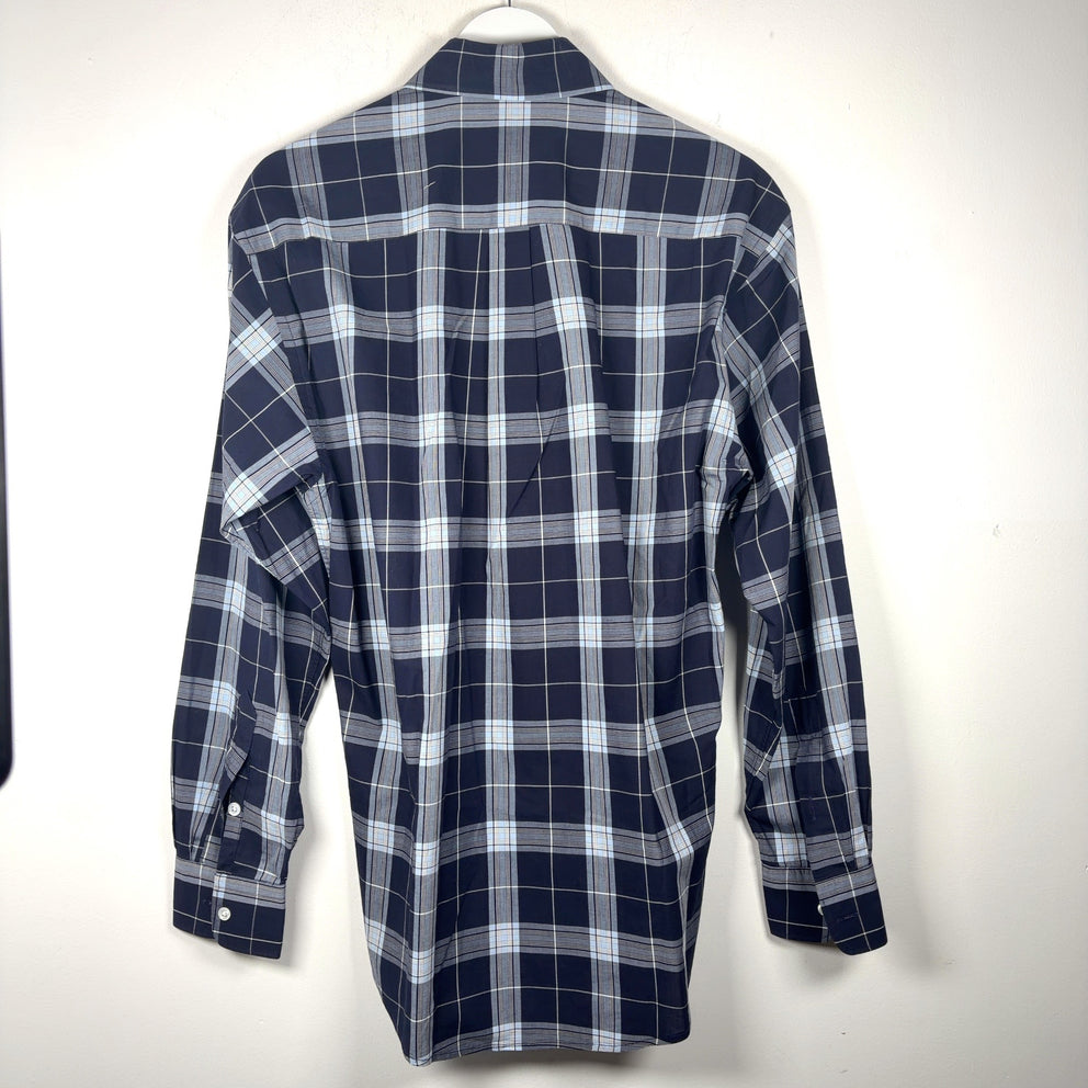 Burberry Plaid Button-Up Shirt