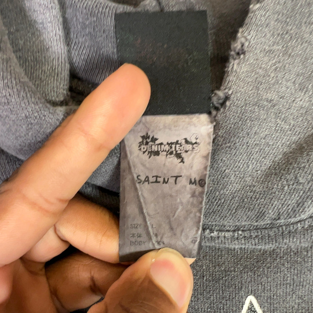 Saint Michael x Denim Tears Saint Tears Logo Hoodie