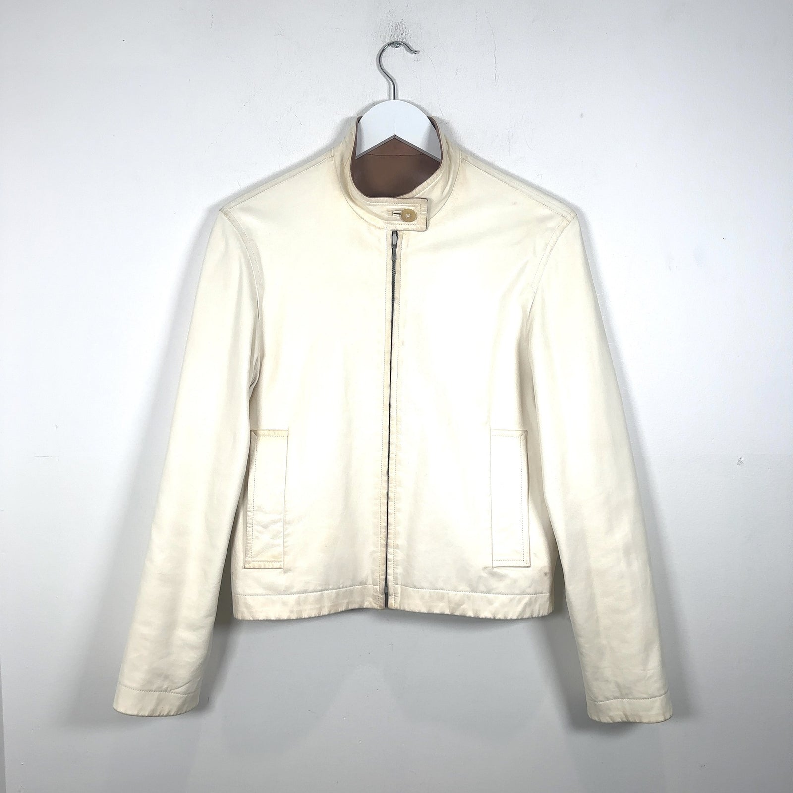 Hermes Reversible Lambskin Leather Jacket