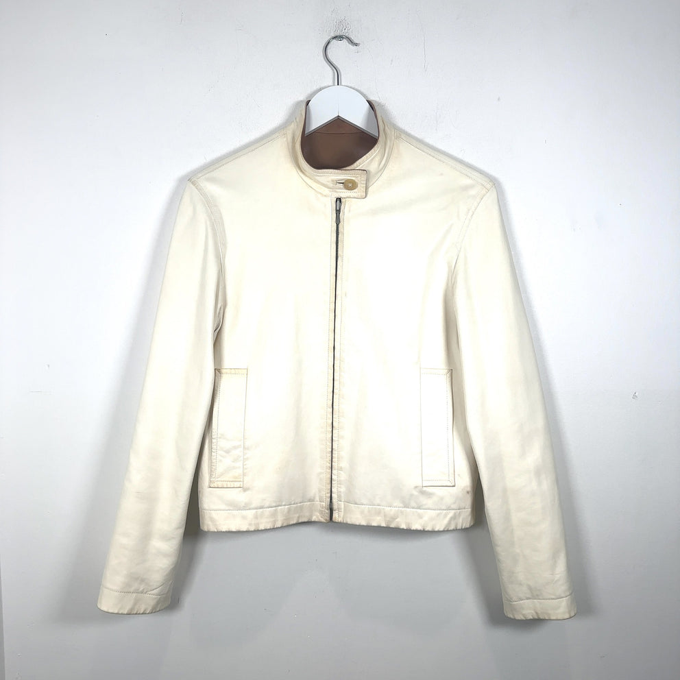 Hermes Reversible Lambskin Leather Jacket
