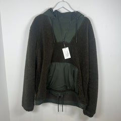 Moose Knuckle Army Green Fur Technical Jacket Size XL
