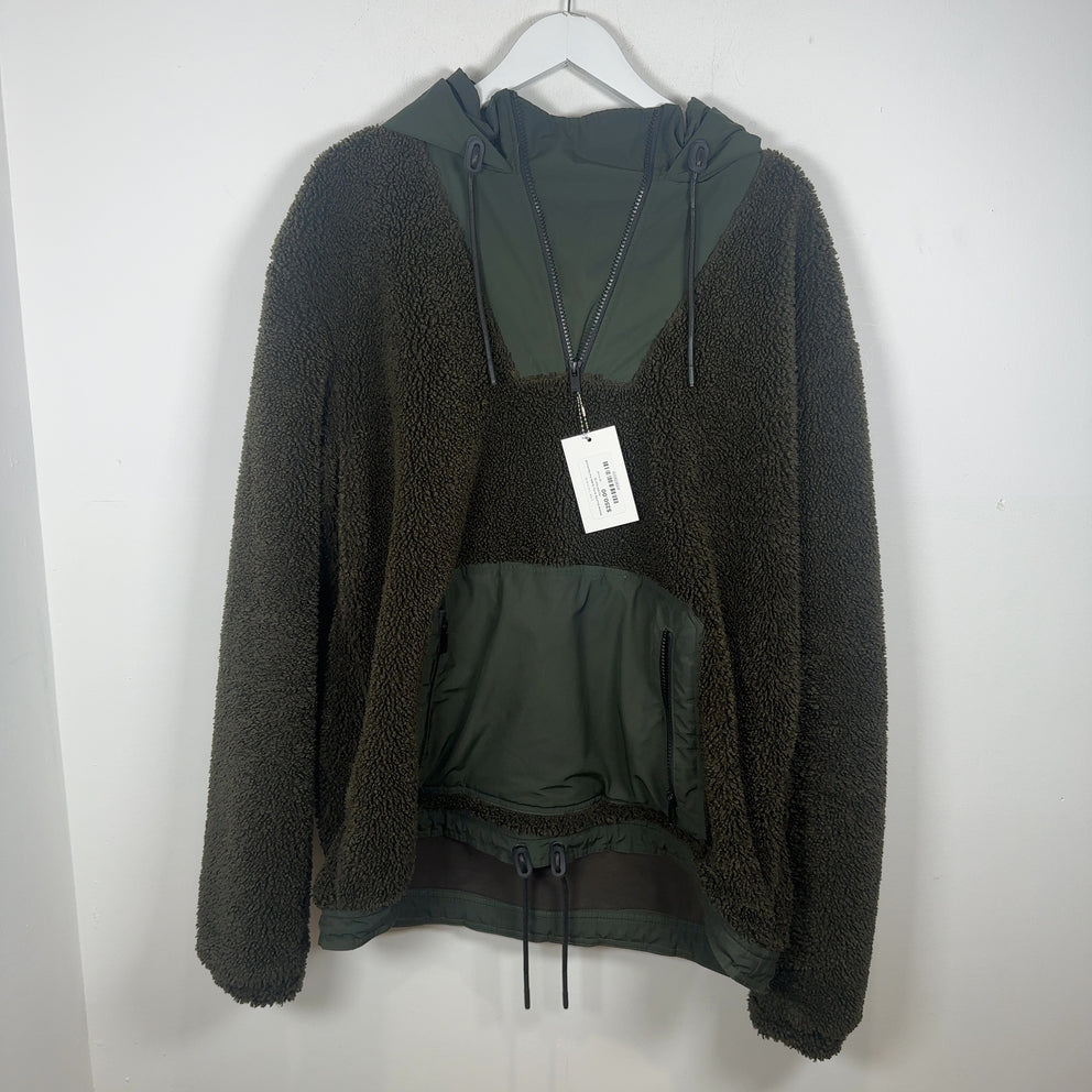 Moose Knuckle Army Green Fur Technical Jacket Size XL