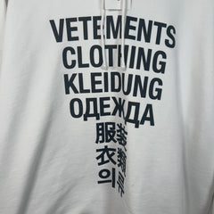 Vetements 'Languages' Hoodie