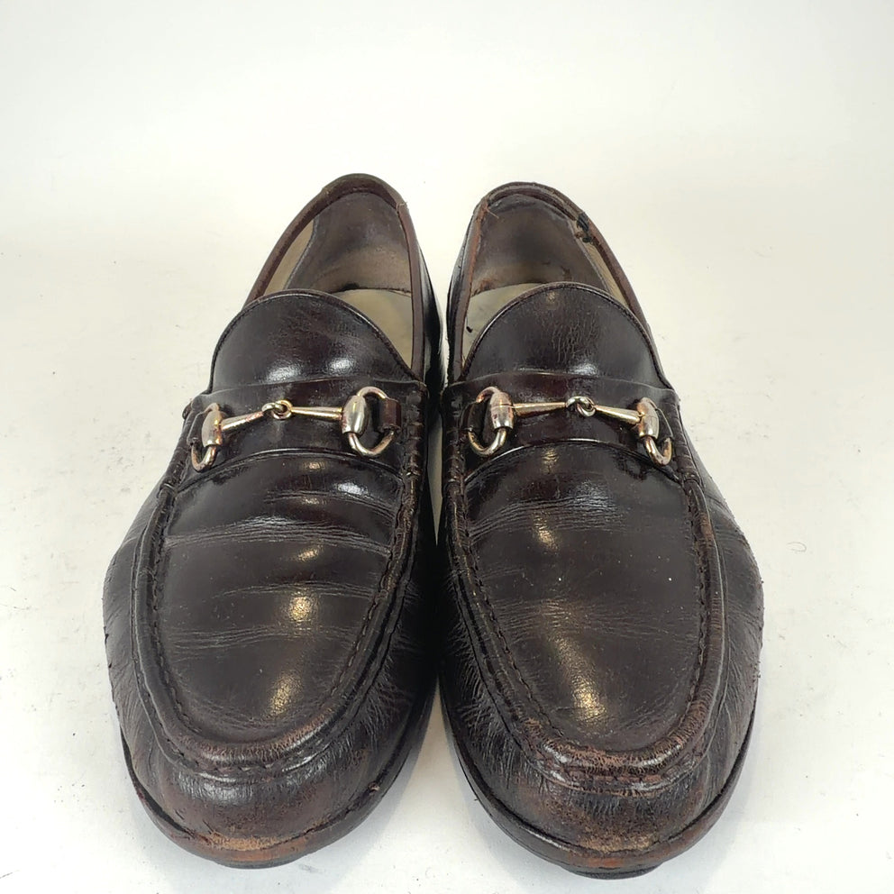 Gucci Vintage Leather Horsebit Loafer