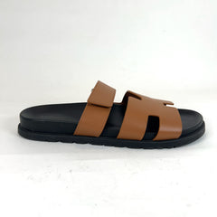 Hermes Chypre Leather Sandals