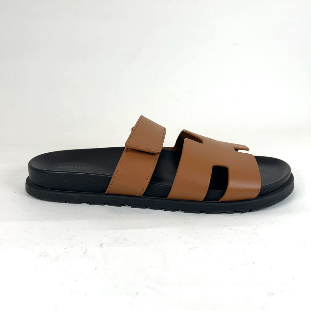 Hermes Chypre Leather Sandals