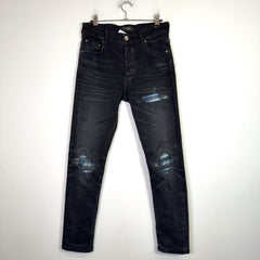 Amiri Blue Flannel MX1 Jeans