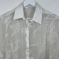 Versace Silk Floral Button-Up Shirt