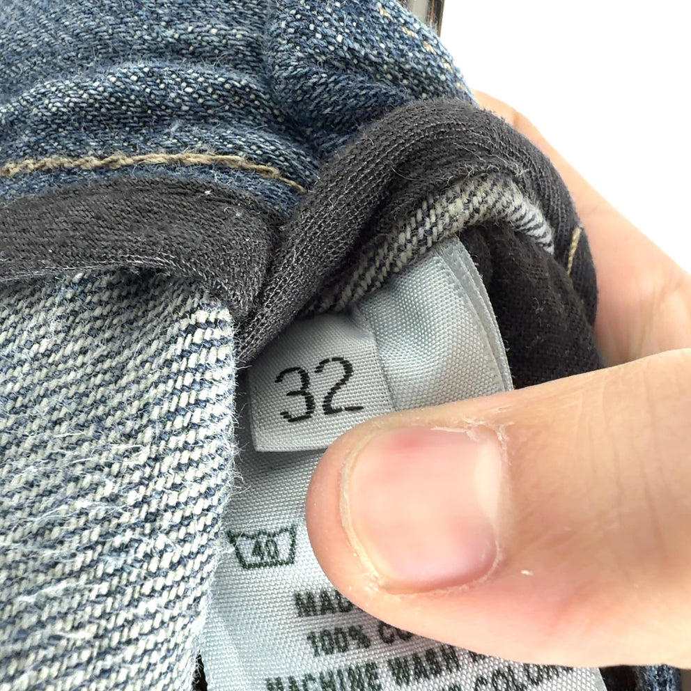 Rick Owens Slab Wide Leg Patch Pocket Jeans