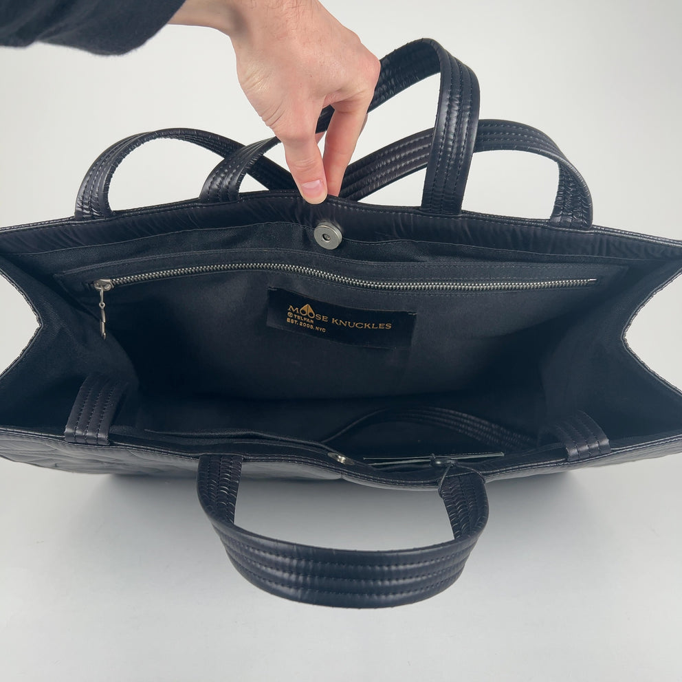 Telfar x Moose Knuckle Puffer Logo Tote Bag
