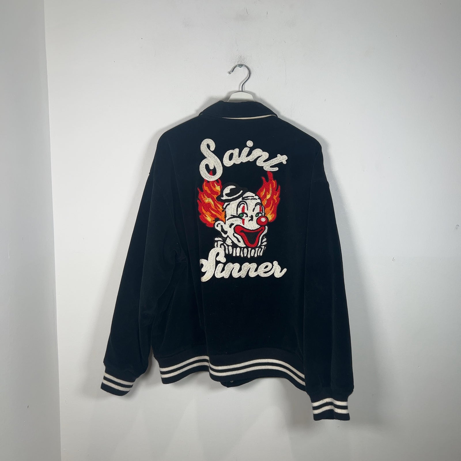Saint Michael 'Sinner Circus' Corduroy Varsity Jacket