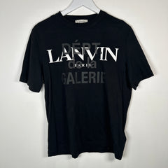 Lanvin x Gallery Dept. Black Logo T-Shirt Size S