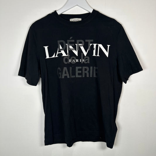 Lanvin x Gallery Dept. Black Logo T-Shirt Size S