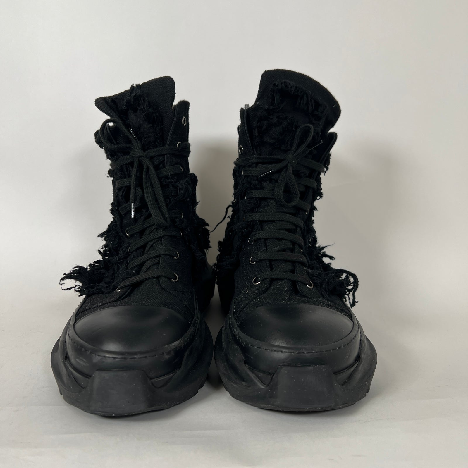 Rick Owens Distressed Abstract Ramones Size 45