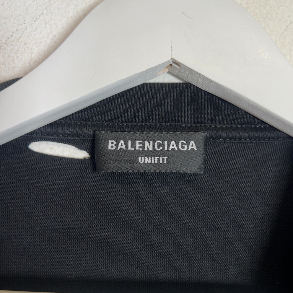 Balenciaga Destroyed Oversized T-Shirt