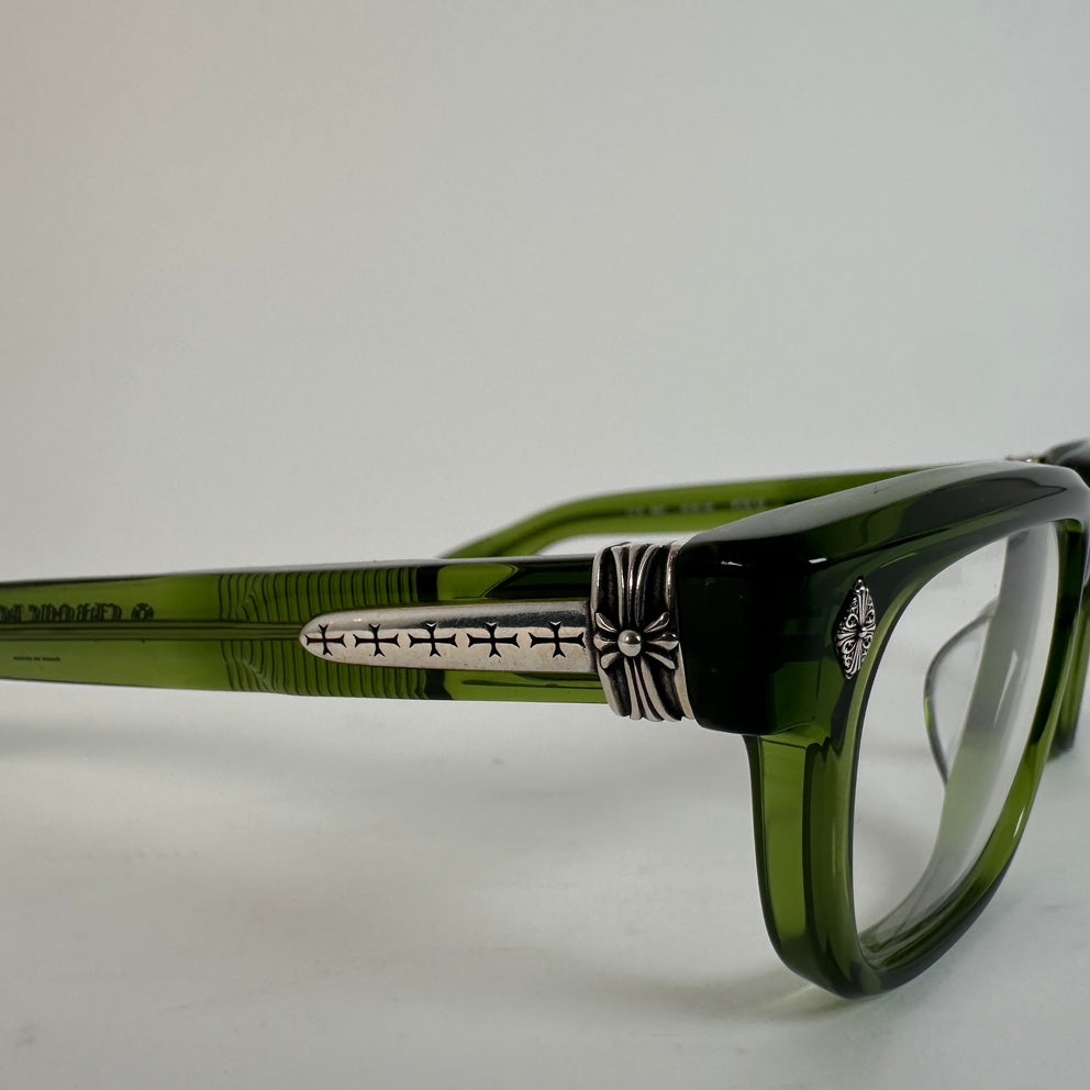 Chrome Hearts Green 'Pen 15' Glasses