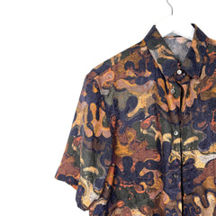 Dior x Peter Doig Camoflauge Oblique Button-Up Shirt
