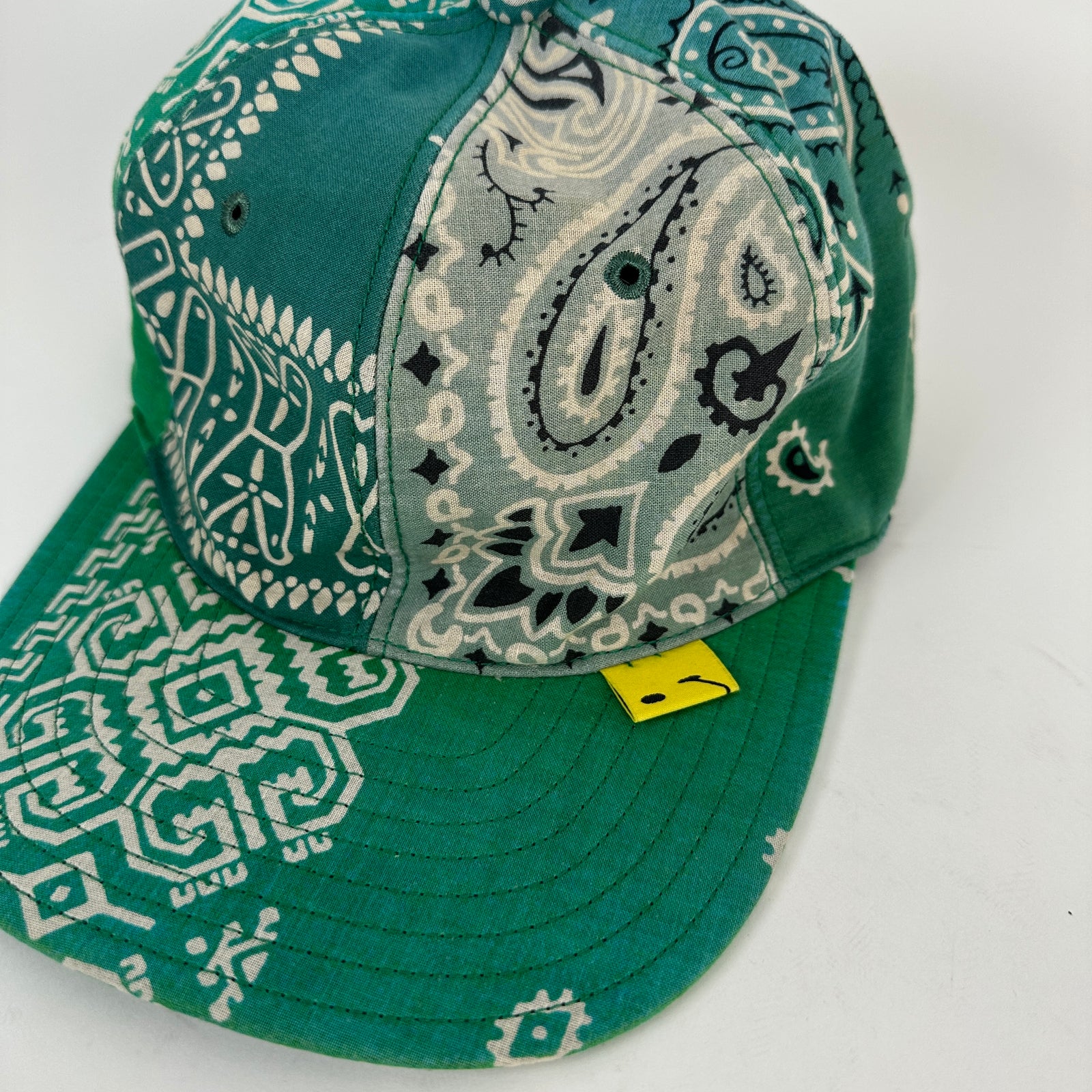 Kapital Cotton Bandana Patchwork Baseball Cap