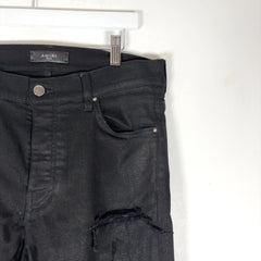 Amiri Thigh Logo Black/Black Jeans