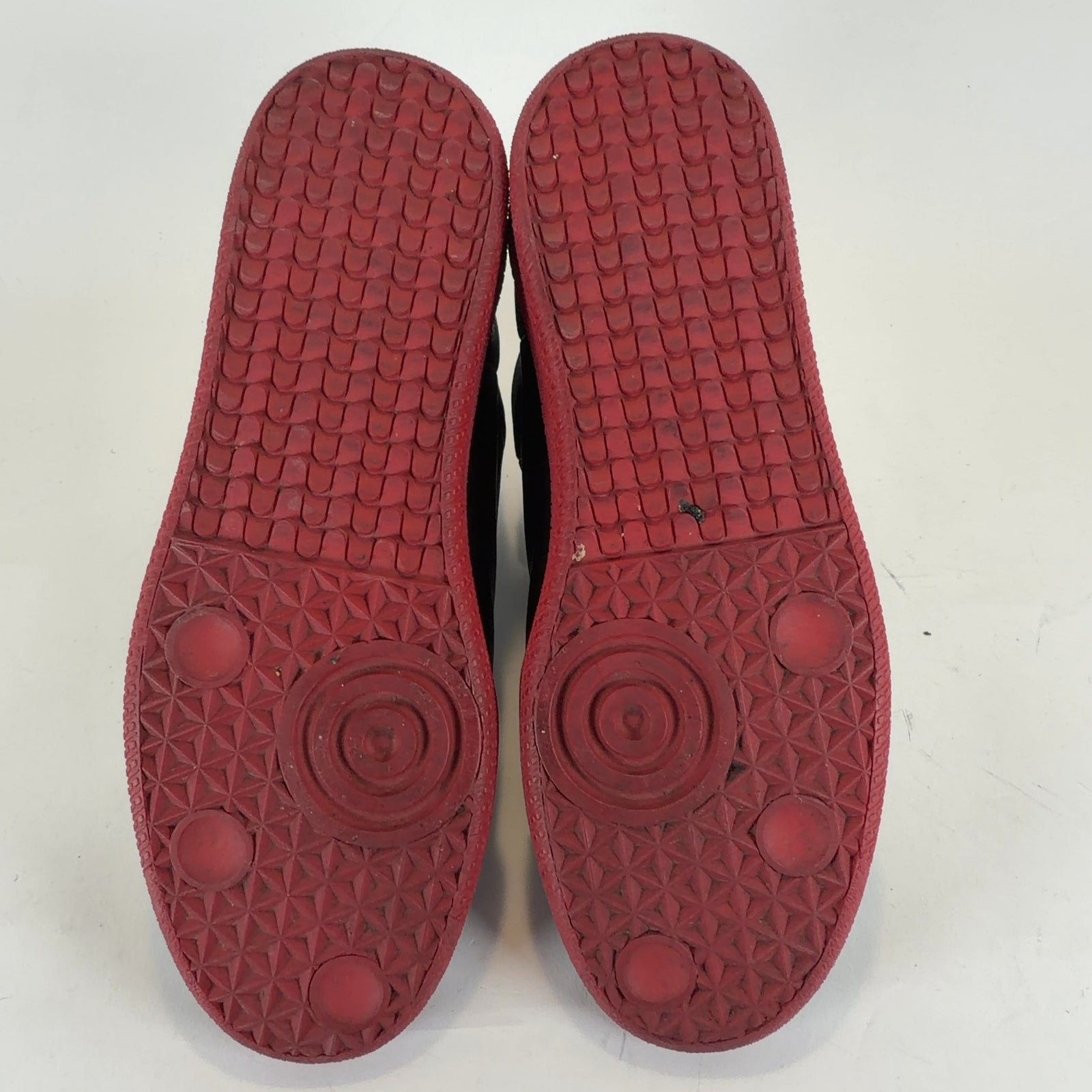 Maison Margiela Black/Red Leather High-Top Futures
