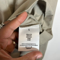 Essentials Tan Logo Longsleeve Size L