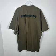 Balenciaga Green 'Strike' T-Shirt Size 4