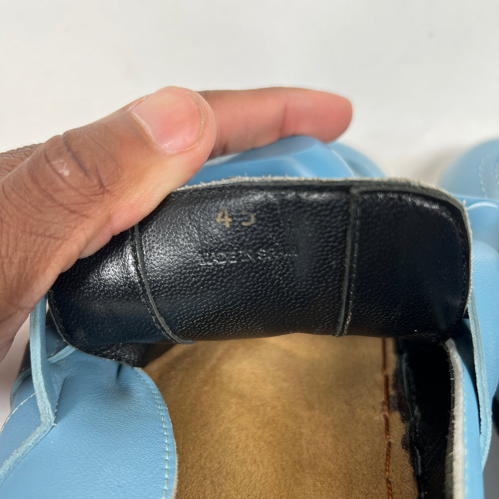 JW Anderson Blue Chain Leather Loafer Size 45